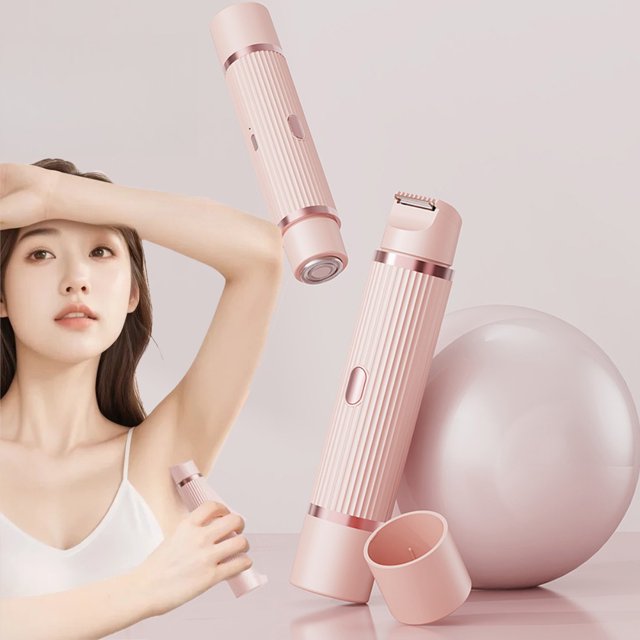 2 in1 Dual Head Lady Shaver Electric Razor for Women Private Area Bikini Trimmer