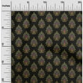thumbnail image 1 of oneOone Silk Tabby Fabric Leaves|Floral & Paisley Block Print Fabric BTY 42 Inch Wide, 1 of 4