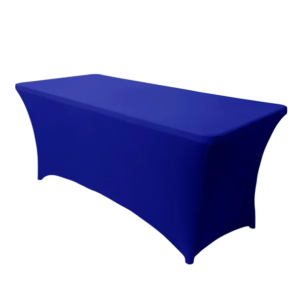 LUSHVIDA 4ft Stretch Spandex Table Cover Rectangular Fitted