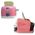 thumbnail image 2 of Electrodomésticos de Juguete Cocinita Cafetera con Cápsulas y Tostadora con panes, Color Rosa, 2 of 7