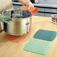 thumbnail image 4 of Silicone Pot Holder - Non Slip Heat Resistant Silicone Potholder, Spoon Holder, Oven Mitts, Placemats, Pot Holders, Etc (4 Pack), 4 of 5