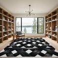 thumbnail image 2 of ODIKA 5' x 7' Machine Washable Non-Slip Area Rug, geometric geometric High Traffic Rug, White, 1155960, 2 of 7