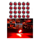 thumbnail image 4 of 50 pzs Plafones Led Cromado Para Camión Trailer Micro 24v 12v Malubero, Roja, 4 of 5