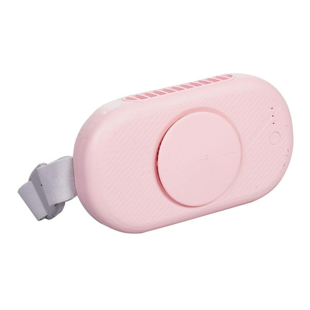 Ventilador de cintura portátil Ventilador personal Práctico Ligero Ventilador de cinturón portátil Refrigeración Rosado rojo