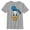 Athletic Heather, variant on Boy's Mickey & Friends Large Donald Duck  Graphic Tee