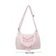 thumbnail image 5 of Bolsa de gimnasio impermeable para hombre y mujer, bolsa de lona con compartimento para zapatos, bolso cruzado de fin de semana para gimnasio, fin de semana, noche., 5 of 8