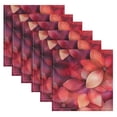 thumbnail image 6 of WOBOGO Transparent Red Flowers Cloth Napkins 6 Pieces Soft Elegant Touch Durable Absorbent Quick Drying for Elegant Dining, 6 of 8