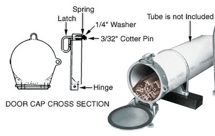 CRL 658SU Tube Container System (Two Saddle Brackets and U-Bolts)