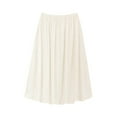 thumbnail image 3 of EDFBUYKRS Female Skirts Long Flowy Skirt Plus Size with Pockets Women's Solid Color Skirt Foundation Skirt No Penetration Skirt (60Cm), 3 of 3