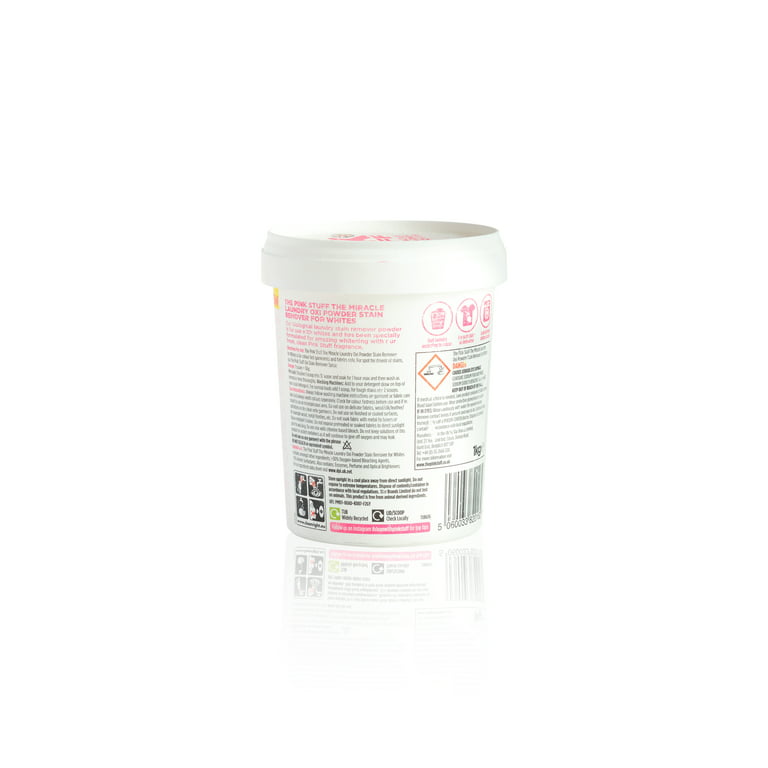 THE PINK STUFF 2.2 lbs. Oxi Fabric Stain Remover Powder for Whites  100547700 - The Home Depot