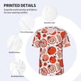 thumbnail image 3 of Uemuo Hand Drawn Tomatoes Print Mens Polo Shirts Baseball T-shirt Performance Short Sleeve Golf Shirt Moisture Wicking Athletic Casual Collared T-Shirt-XX-Large, 3 of 7