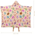 thumbnail image 2 of Donuts with A Fruit Hooded Blanket Soft Fleece Flannel Blanket All Season Blankets for Bed Decorative 60"x80", 2 of 6