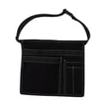 thumbnail image 3 of Bolsa para herramientas de jardinería, cinturón de trabajo con múltiples bolsillos, organizador de riñonera ajustable negro, 3 of 8
