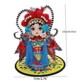 thumbnail image 3 of Peking Opera Doll,Chinese Traditional Handicrafts Resin Figurine Peking Opera Character Mini Collectible Figurines Home Decoration,5.91*2.76inch 8, 3 of 8