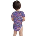 thumbnail image 5 of Daiia Watercolor Butterflies Printed Unisex-Baby Short Sleeve Onesies Bodysuits Baby Climbing Clothes Soft and Comfortable Romper with Expandable Shoulder Design-6 Months, 5 of 8
