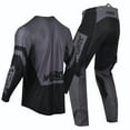 thumbnail image 3 of Willbros Motocross Jersey and Pants Combo with Zipper Pockets Dirt Bike Offroad Racing MX Gear Set Racewear Black Grey (Jersey Adult XXL/Pants W38), 3 of 12