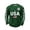 Army Green, variant on 250th Anniversary USA Men's Sweatshirt, Patriotic American Flag Waffle Knit Pullover, Raglan Sleeve Long Sleeve T-Shirt, Commemorative 1776-2026 Independence Day Apparel