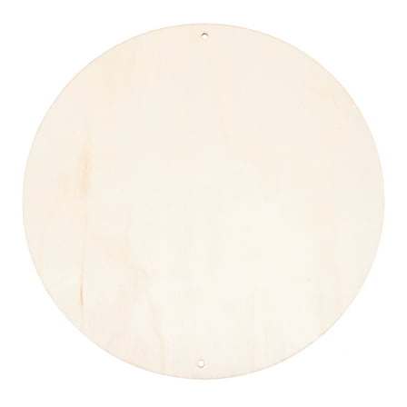 OUNONA Round Wooden Board, Lightweight Strong Unfinished Wood Slice for Crafts, Painting, Home Decor, and Projects