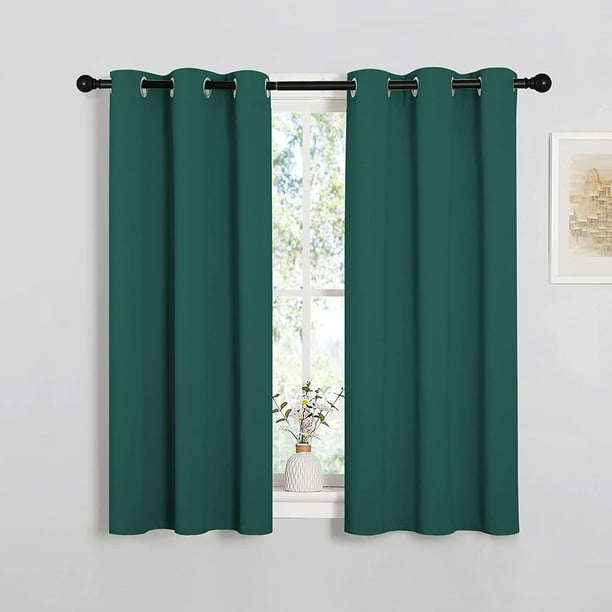 Bedroom Curtains Blackout Dries, Hunter Green Curtains