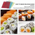 thumbnail image 5 of 3Pcs Kitchen Sushi Rolling Mat Non Stick Sushi Making Kit Japanese Plastic Sushi Roller Maker Homemade for Home Kitchen DIY Sushi Tool Plate Mat, 5 of 5