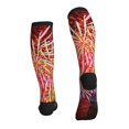 thumbnail image 2 of Bixox Fireworks Print Compression Socks,Compression Socks Women & Men Circulation for Medical,Running,Athletic, 2 of 7