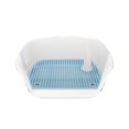 thumbnail image 1 of Plateau Amovible pour Chien Garde les Sols Propres avec Protection Murale Bleu, 1 of 9
