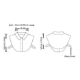 thumbnail image 7 of Yoyauz False Collar Detachable Collar Shirt Dickey Collar Half Shirt False Collar Suitable for Girls and Women, 7 of 7