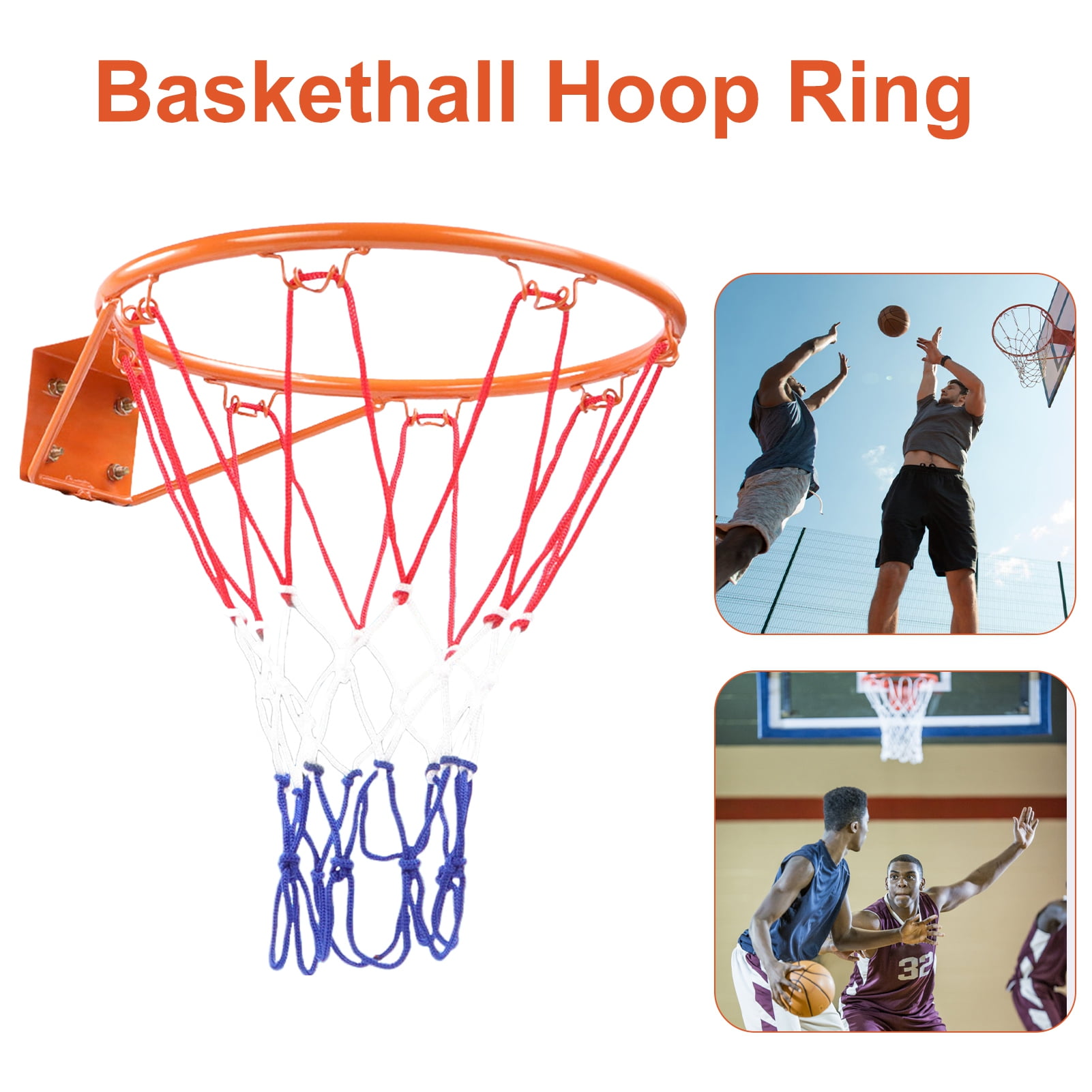 Basketball Rim Advertisement Double Spring Basketball Hoop MIUDGIG 18