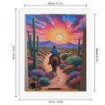 thumbnail image 2 of Paint by Numbers Kit for Adults, Desert Sunset Rider Trail Art Paint by Numbers, Easy Paint by Numbers Kit for Adults Beginner, DIY Adult Paint by Number Kits on Canvas, Home Decor, 2 of 7