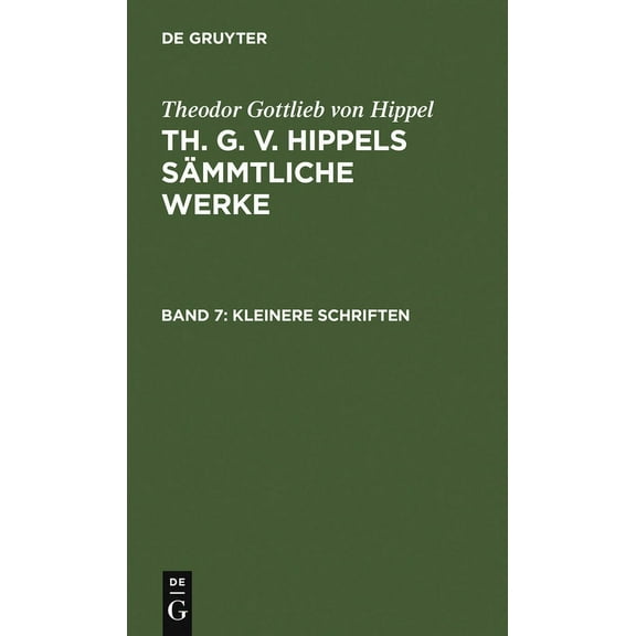 Kleinere Schriften, (Hardcover)