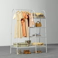 thumbnail image 3 of Soges Support de Cintres Durable et Robuste avec Tige de Suspension - Espace de Rangement Multifonction pour Garde-Robe, 3 of 6