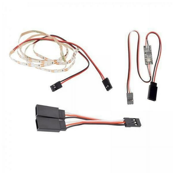 Tira,rc ala voladora luces led lámpara de avión,RC coche avión helicóptero lámpara intermitente,Tira de lámpara LED con control remoto,RC Avión de ala fija luces led voladoras