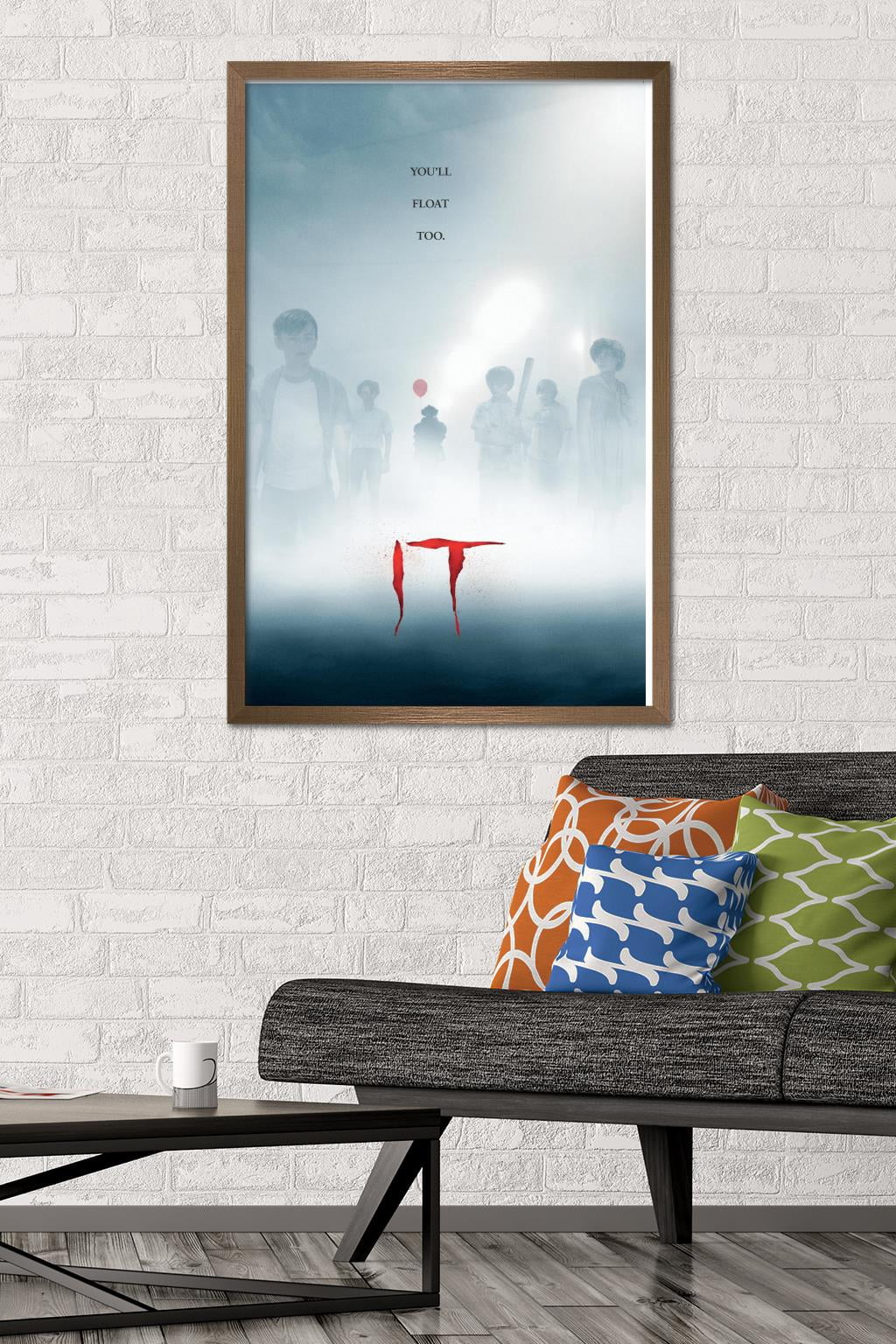 IT - Mist Wall Poster, 22.375" x 34", Framed