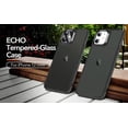 thumbnail image 3 of Funda ESR Mimic para iPhone 12 MINI respaldo de cristal Humo Negro, 3 of 8