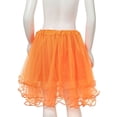 thumbnail image 3 of Ohufall Tulle Skirts for Women Sparkly Mini Tutu Skirt A-Line Mesh Layered Trendy High Elastic Waist Fairy Skirts, 3 of 4