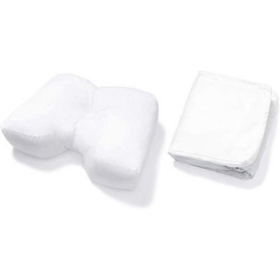 U Sleep Pillow with Cover - Designed for Side Sleepers and Neck Pain Relief – Hypoallergenic Cervical Pillow - Medium Firm