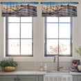 thumbnail image 4 of LALILO Kitchen Curtain Valance Sun Rock Tree National Park Rod Pocket Window Curtain 52"x 18" Set of 2, 4 of 7
