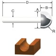 thumbnail image 1 of Broca fresadora Core Box Vermont American con punta de carburo de 1/4 pulgadas, 1 of 1