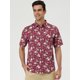 thumbnail image 3 of CamiHawaiaDe PlaEstampado Floral Con Botones ManCorCamiDe Verano PaHombres Borgoña-Estampado Floral Ro48, 3 of 6