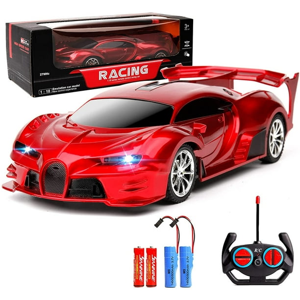 Coche de control remoto HUOGUO 1/18 recargable de alta velocidad para K