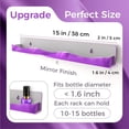 thumbnail image 2 of Organizador de esmaltes de uñas de pared YMVV, 38 cm, color morado, 2 of 7