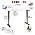 thumbnail image 3 of Move 80 Series 48W x 30D Height Adjustable Desk in White - Engineered Wood, 3 of 7