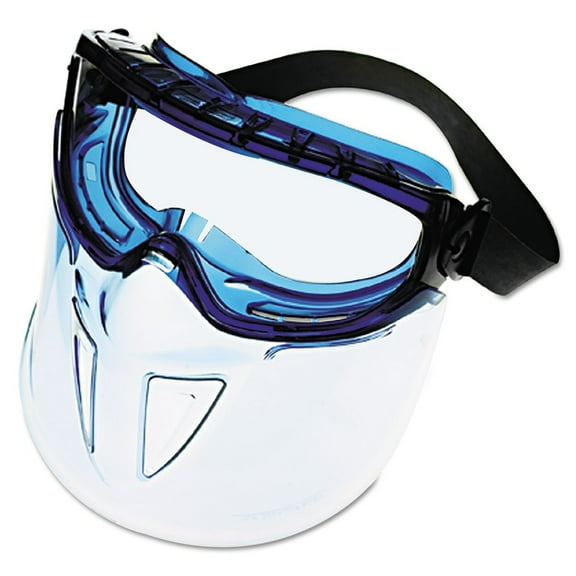Ansell 18629 V90 Series Face Shield - Blue Frame/Clear Lens
