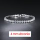 thumbnail image 1 of Pulsera de tenis de Hiphop para hombre, cadena de cristal de circonita cúbica Iced Out de 3/4/5mm, joyería de calle de Hip-hop, H086, 1 of 4
