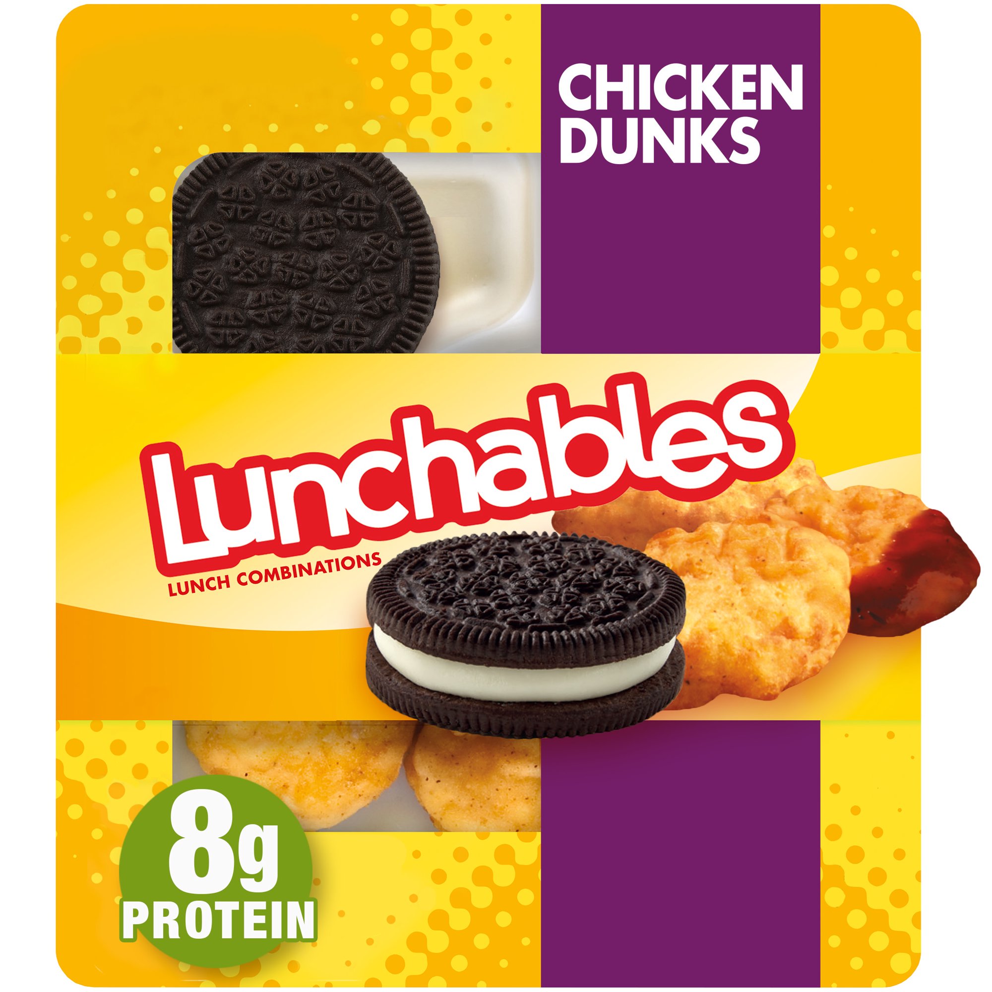 Lunchables Chicken Dunks Snack Kit with Chocolate Sandwich Cookies, 4.2