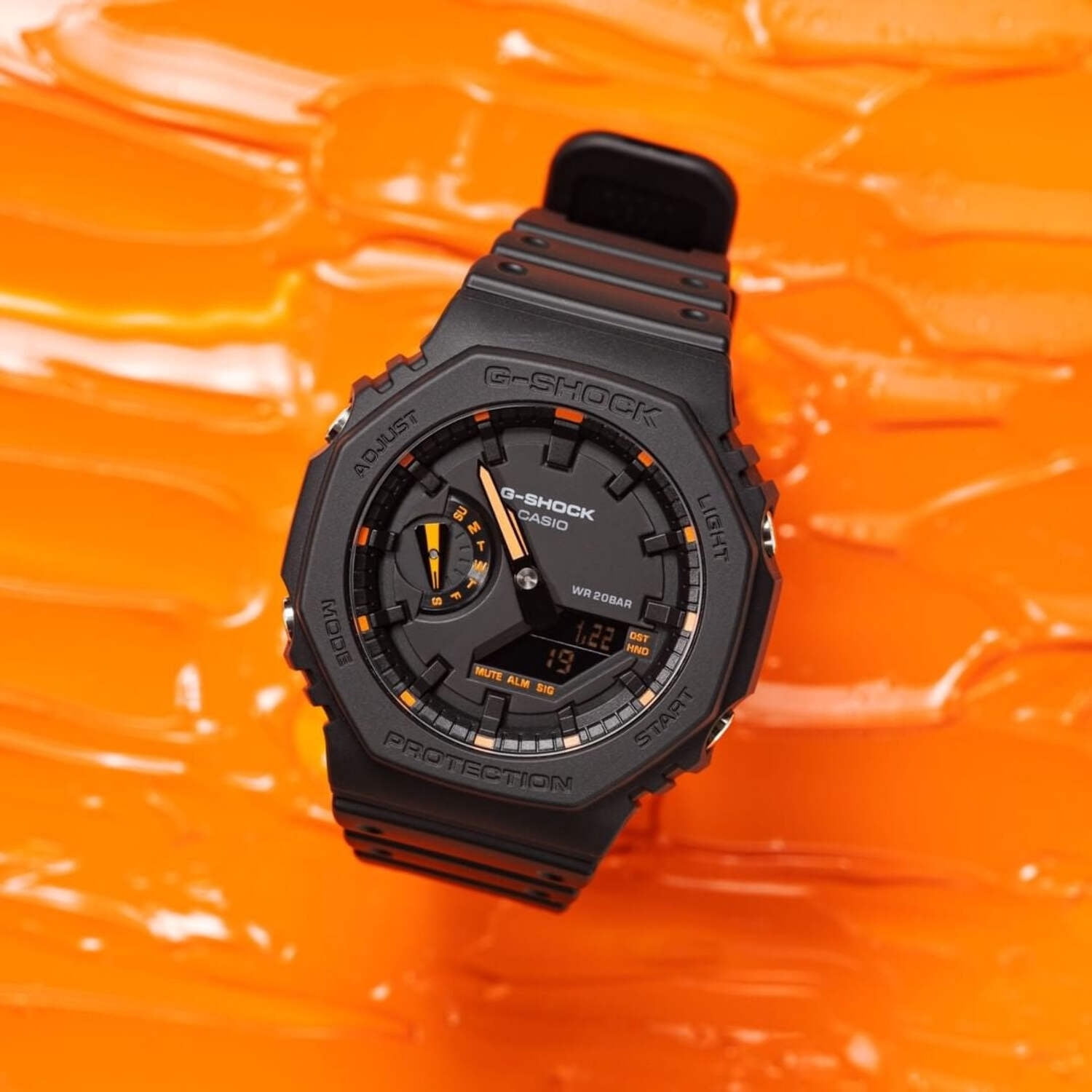 everyone × Casio G-Shock GAE-2100EV GA2100BCE-1A | All Black G-SHOCK Watch with Nylon Wrist Band