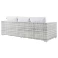 thumbnail image 4 of Modway Convene Ensemble de Mobilier de Patio Extérieur 6 Pcs en Gris Pâle Blanc, 4 of 11
