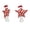 B, variant on Christmas Tree Topper Star, Hollow 3D Multicolor Fabric Ornament for Indoor Display