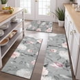 thumbnail image 2 of Pioneer Flower Floral Print Pattern Kitchen Rugs Sets Of 3,Kitchen Runner Rugs Non Skid Washable,Decorative Kitchen Floor Mats for Kitchen,Sink,Laundry,17"x30"+ 17"x47" + 17"x59", 2 of 6