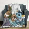 thumbnail image 4 of Anime Pokemon Blankets Eevee Throw Blanket 30"*40"（76*100cm） Eevee Merch for Kids, 4 of 8